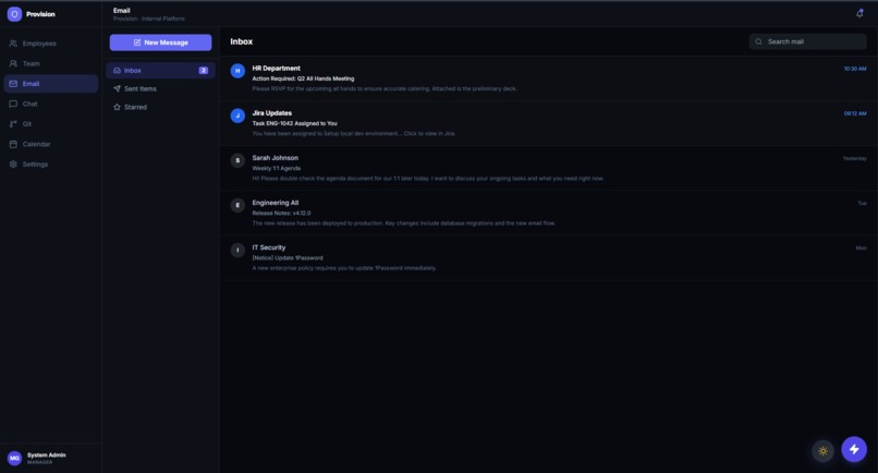 Provision-All in one company solution – screenshot 8