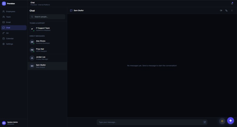Provision-All in one company solution – screenshot 9