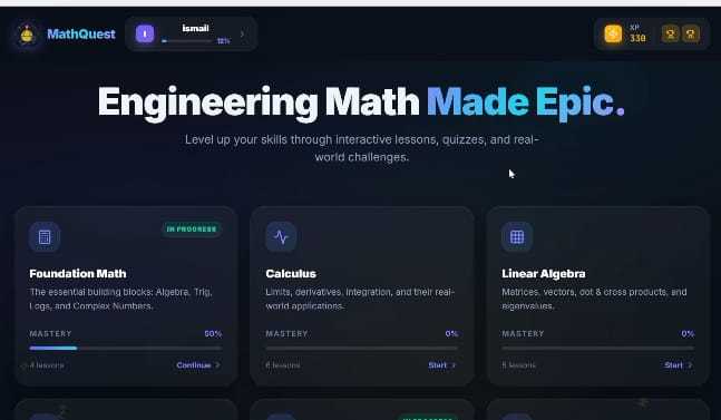 MathQuest – screenshot 1