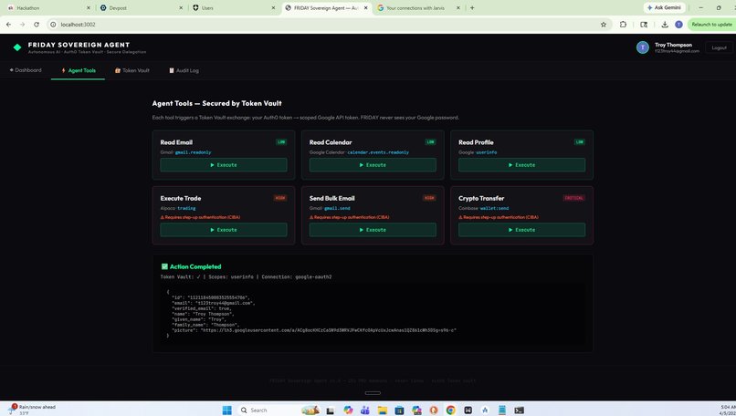FRIDAY Sovereign Agent – screenshot 2