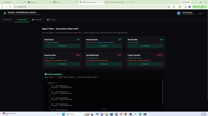 FRIDAY Sovereign Agent – screenshot 3