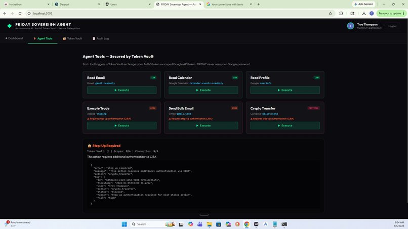 FRIDAY Sovereign Agent – screenshot 4