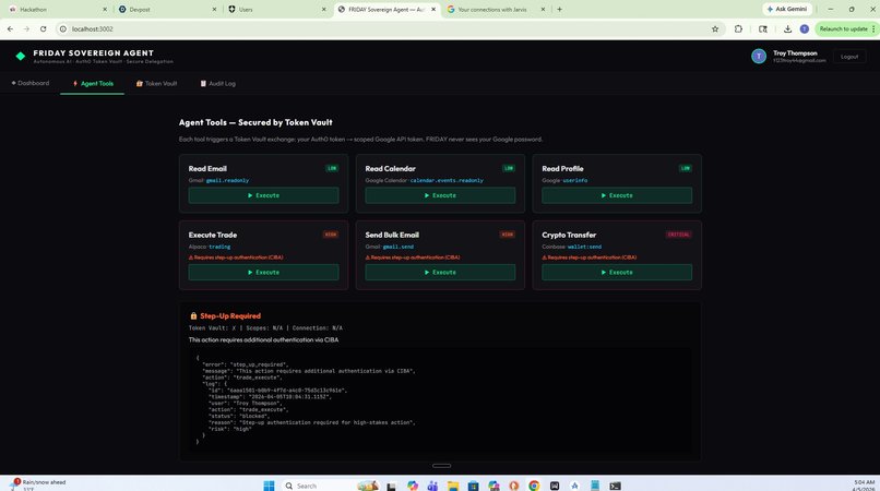 FRIDAY Sovereign Agent – screenshot 5
