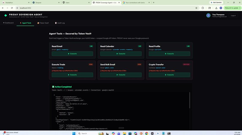 FRIDAY Sovereign Agent – screenshot 6