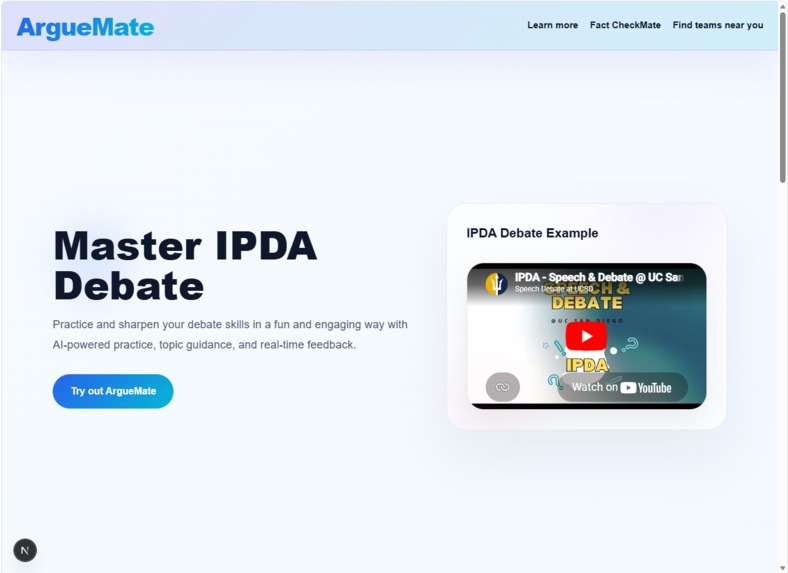 ArgueMate – screenshot 1