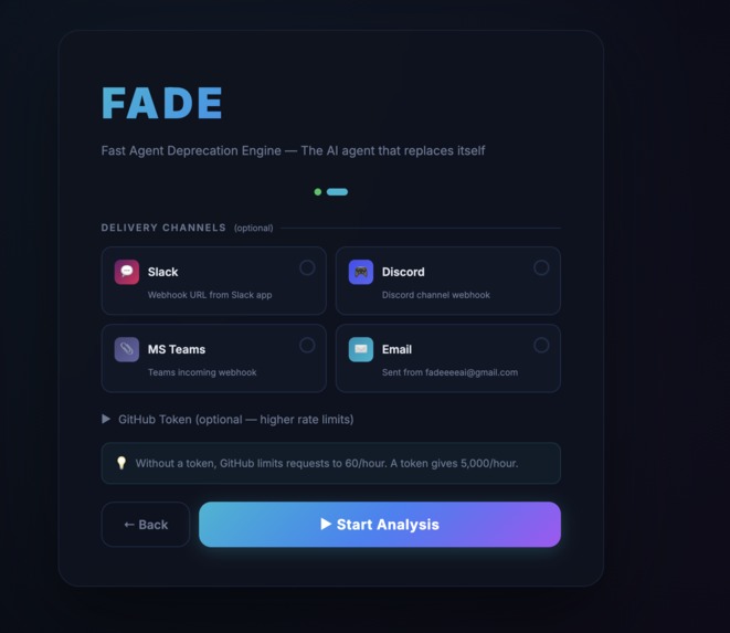 FADE – screenshot 2