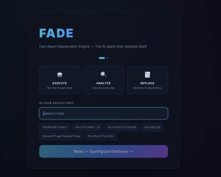 FADE – screenshot 1
