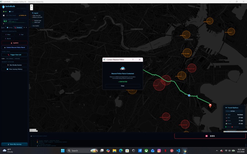 Campus safety AI - Simmons university – screenshot 10