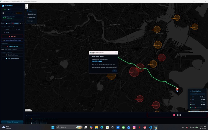 Campus safety AI - Simmons university – screenshot 11