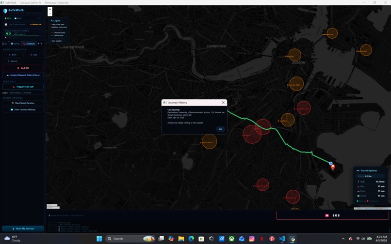 Campus safety AI - Simmons university – screenshot 12