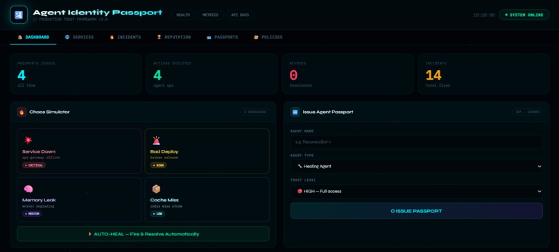 Agent Identity Passport – screenshot 1