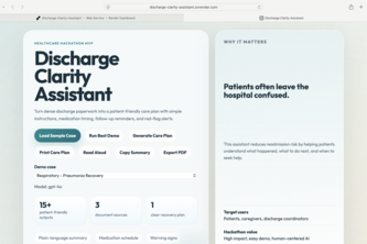 Discharge Clarity Assistant 