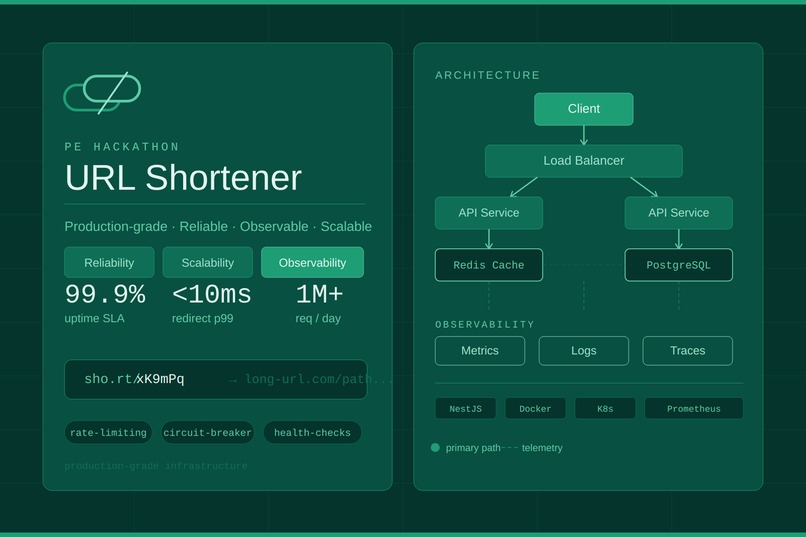 PE Hackathon — URL Shortener – screenshot 1