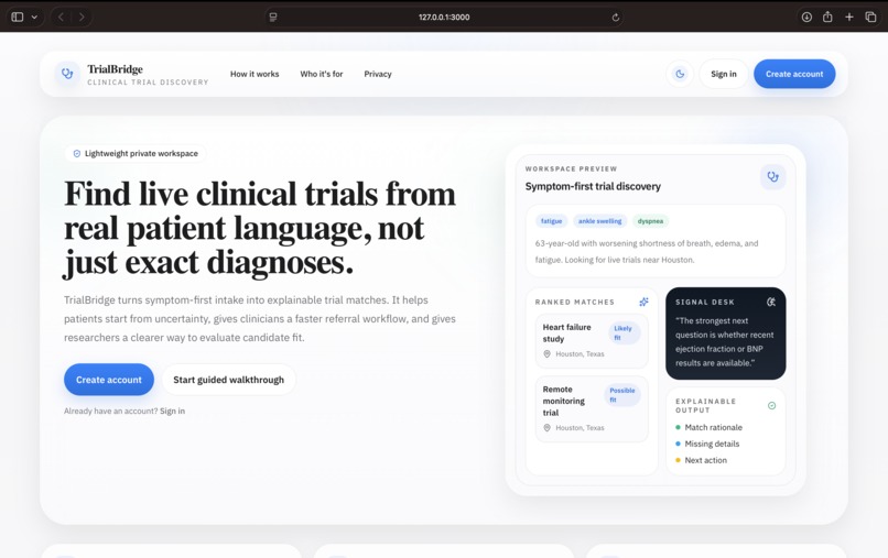 TrialBridge – screenshot 1