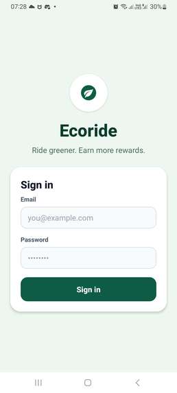 EcoRide  – screenshot 8