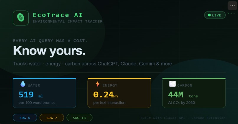 EcoTrace AI – screenshot 1