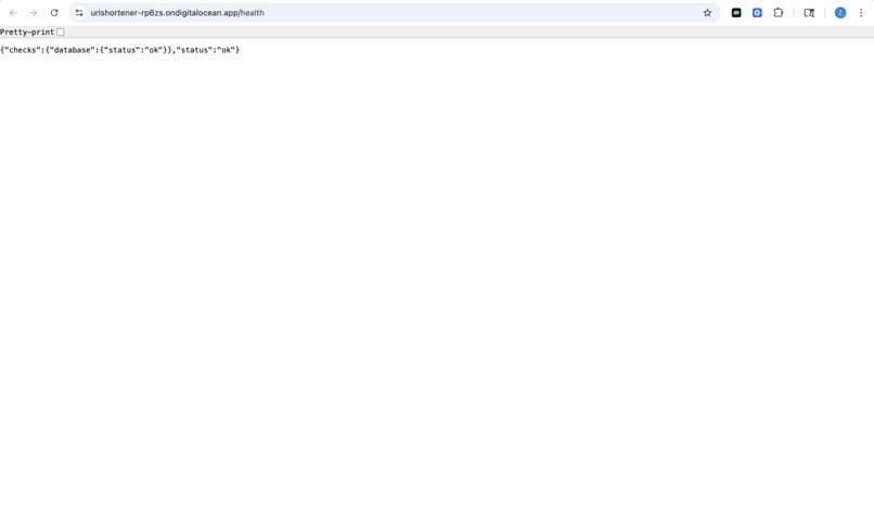 Front to Back - Reliabilty URL Shortener – screenshot 2