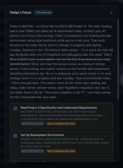 Plan-It – screenshot 3
