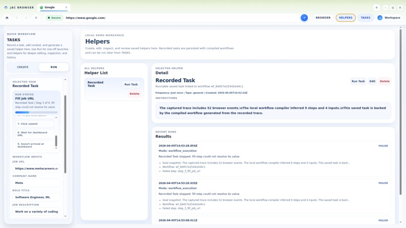 Jac-Browser – screenshot 2