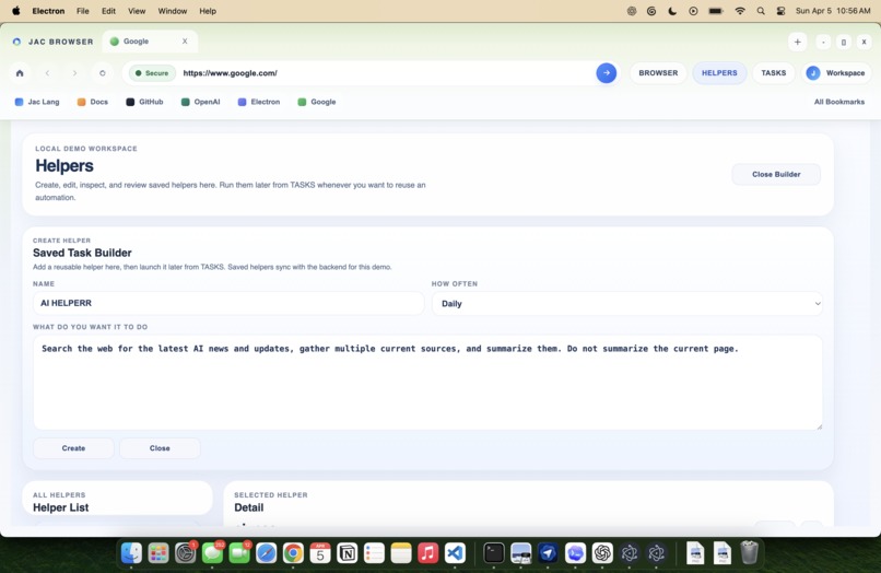 Jac-Browser – screenshot 3