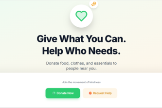 RescueShare – Smart Community Donation & Help Network