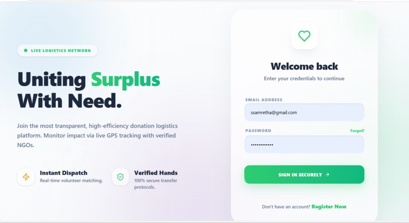 RescueShare – Smart Community Donation & Help Network – screenshot 2