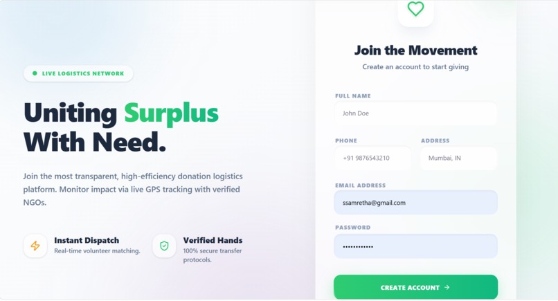 RescueShare – Smart Community Donation & Help Network – screenshot 3