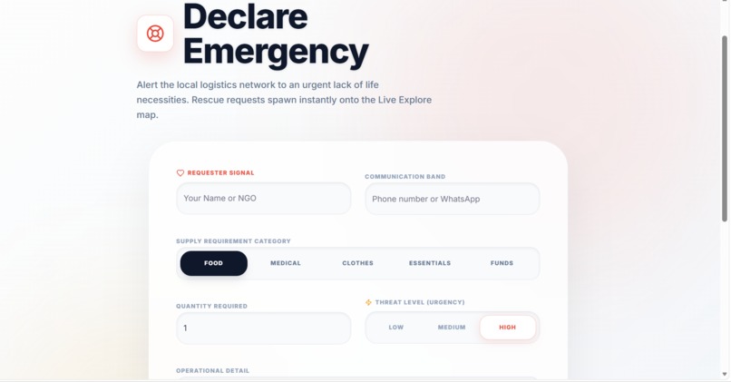 RescueShare – Smart Community Donation & Help Network – screenshot 9