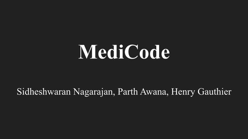 MediCode – screenshot 1