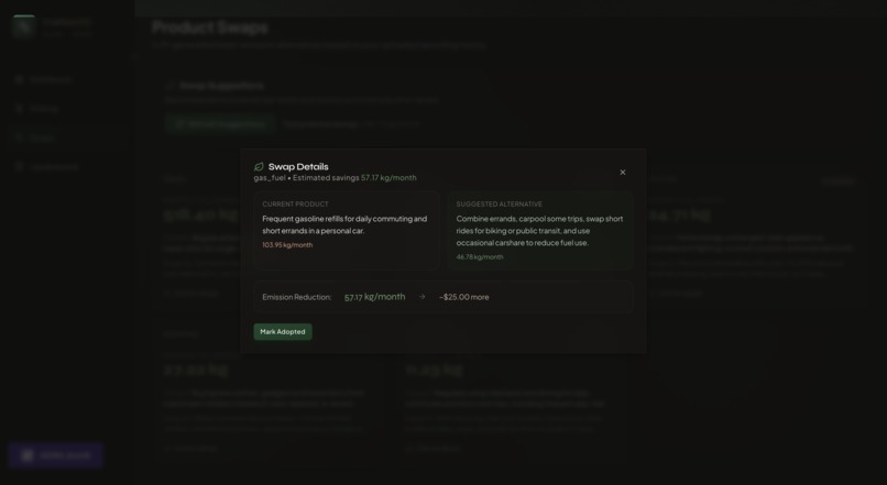 CarbonIQ – screenshot 2