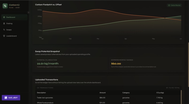 CarbonIQ – screenshot 3
