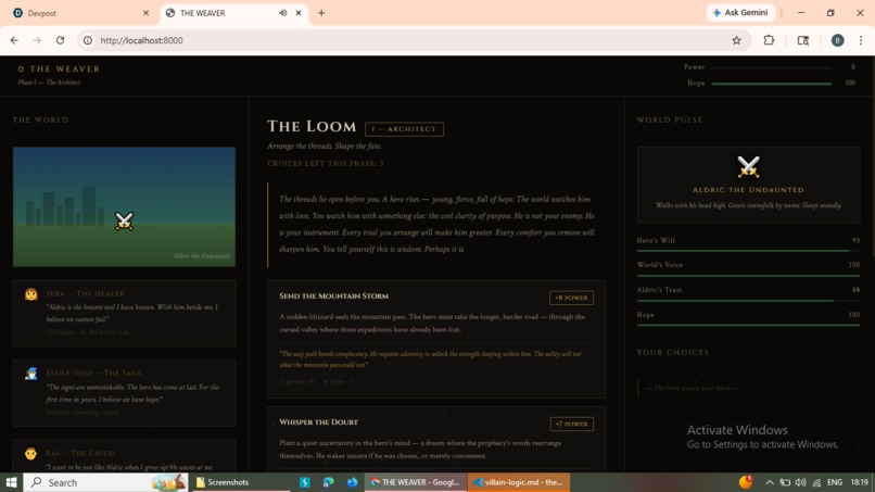 THE WEAVER – screenshot 2