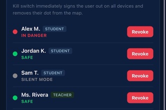 Sentinel - Campus Shooting Safety App