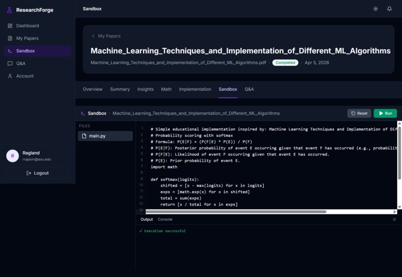 ResearchForge – screenshot 8