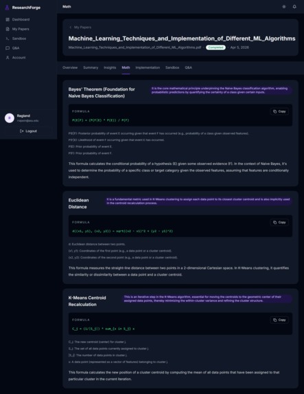 ResearchForge – screenshot 5