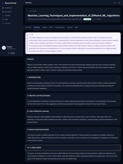 ResearchForge – screenshot 9