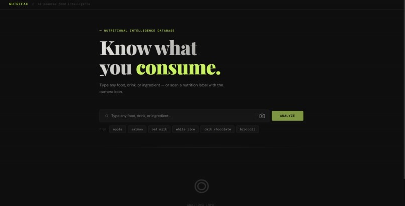 Nutrifax – screenshot 1