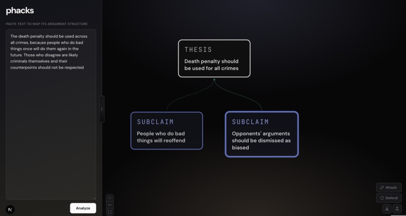 phacks – screenshot 1