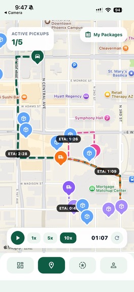 EcoRide  – screenshot 1