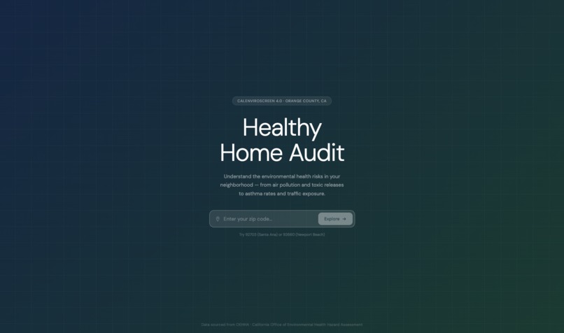 Healthy Home Audit – screenshot 1