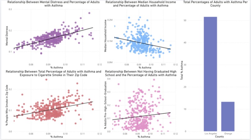 Asthma & Smoking Risk Analysis – screenshot 2