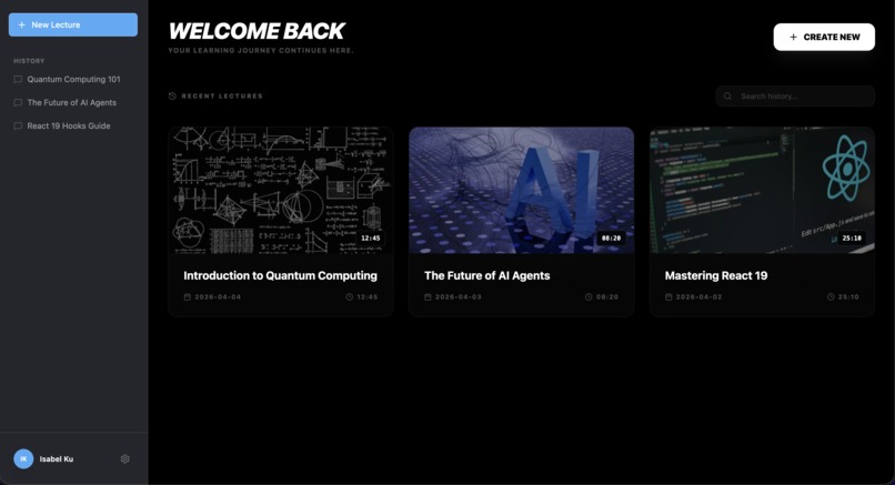 LectureLens – screenshot 2