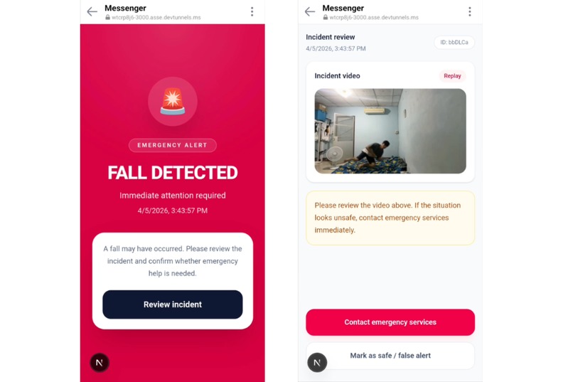Intelligent Fall Detection & Risk Prediction System – screenshot 2