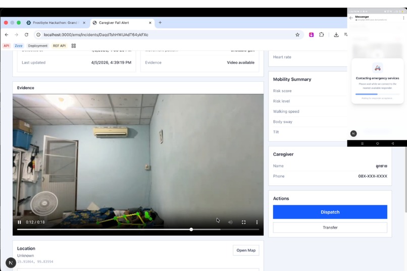 Intelligent Fall Detection & Risk Prediction System – screenshot 7