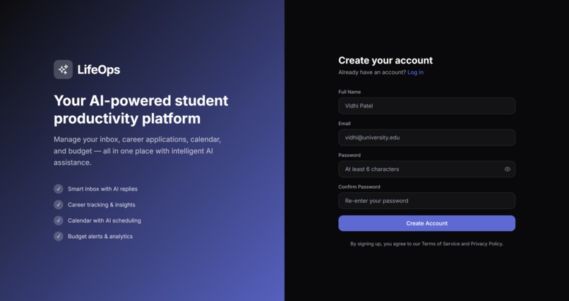 LifeOps – screenshot 3