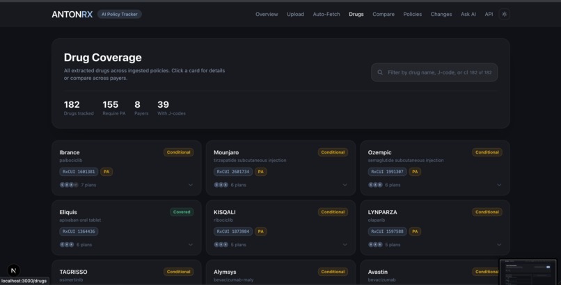 InsightRX | AI-Powered Drug Policy Intelligence  – screenshot 5