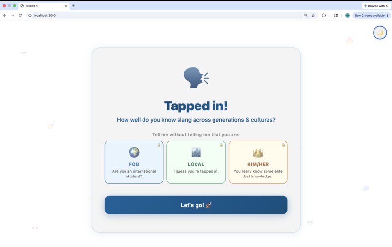 Tapped in! – screenshot 1