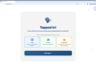 Tapped in!