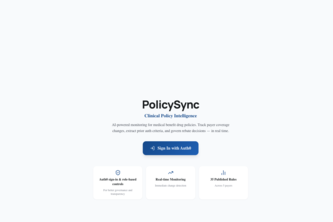 PolicySync - Clinical Policy Intelligence