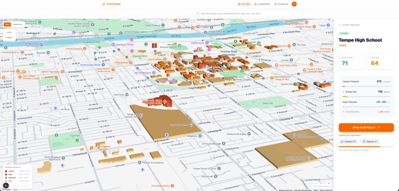 Civic-Trace – screenshot 1
